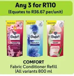 Makro Comfort Fabric Conditioner Refill offer