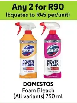 Makro Domestos Foam Bleach offer