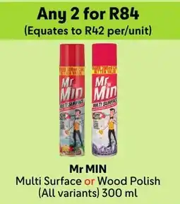 Makro Mr Min Multi Surface or Wood Polish offer