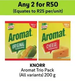 Makro Knorr Aromat Trio Pack offer