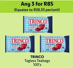 Makro Trinco Tagless Teabags offer
