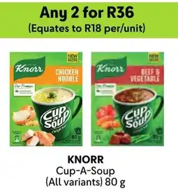 Makro Knorr Cup-A-Soup offer