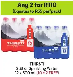 Makro Thirsti Still or Sparkling Water offer