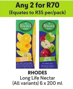 Makro Rhodes Long Life Nectar offer