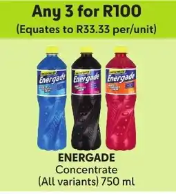 Makro Energade Concentrate offer