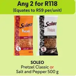 Makro SOLEO Pretzel Classic or Salt and Pepper offer