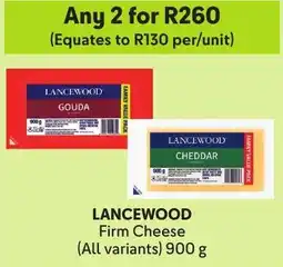 Makro Lancewood Firm Cheese offer