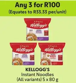 Makro Kellogg's Instant Noodles offer