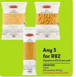 Makro GRANORO Pasta offer