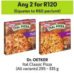 Makro Dr. Oetker Ital Classic Pizza offer