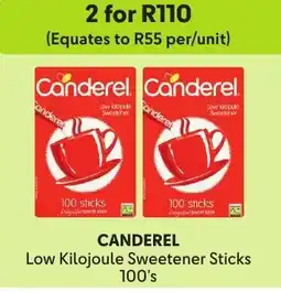 Makro Canderel Low Kilojoule Sweetener Sticks offer