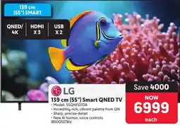 Makro LG 139 cm (55") Smart QNED TV offer