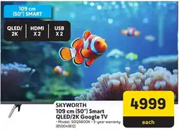 Makro SKYWORTH 109 cm (50") Smart QLED/2K Google TV offer