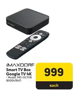 Makro MAXDORF Smart TV Box Google TV 4K offer