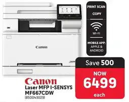 Makro Canon Laser MFP I-SENSYS MF667CDW offer