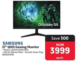 Makro SAMSUNG 27" QHD Gaming Monitor offer