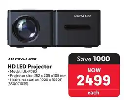 Makro ULTRA-LINK HD LED Projector offer