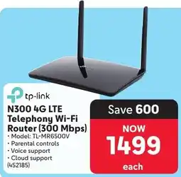 Makro tp-link N300 4G LTE Telephony Wi-Fi Router offer
