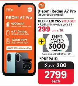 Makro Xiaomi Redmi A7 Pro offer