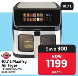 Makro Genesis 10.7 L Maxifry Air Fryer offer
