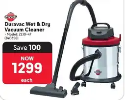 Makro Duravac Wet & Dry Vacuum Cleaner offer