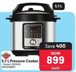Makro Genesis 5.7 L Pressure Cooker offer