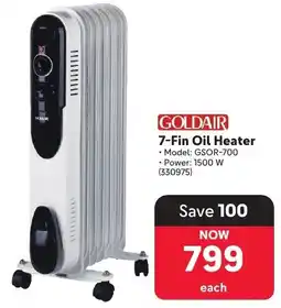 Makro GOLDAIR 7-Fin Oil Heater offer