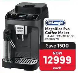 Makro DeLonghi Magnifica Evo Coffee Maker offer