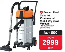 Makro Bennett Read Titan 40 Commercial Wet & Dry Blow Vacuum offer