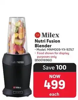Makro Milex Nutri Fusion Blender offer