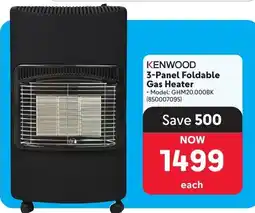Makro KENWOOD 3-Panel Foldable Gas Heater offer