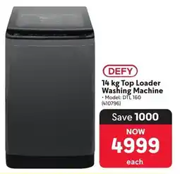 Makro DEFY 14 kg Top Loader Washing Machine offer