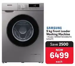 Makro SAMSUNG 9 kg Front Loader Washing Machine offer