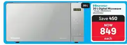 Makro Hisense 20 L Digital Microwave offer