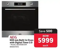 Makro AEG Built-in Oven with Digital Timer 2.0 offer