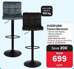 Makro EVERFURN Forest Barstool offer