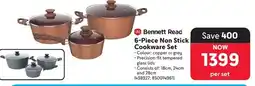 Makro Bennett Read 6-Piece Non Stick Cookware Set offer