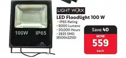 Makro LED Floodlight 100 W offer