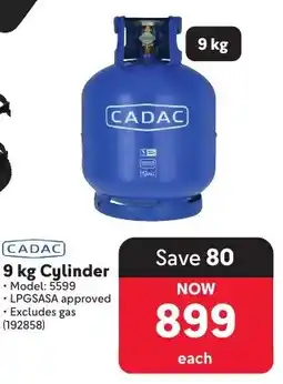 Makro CADAC 9 kg Cylinder offer