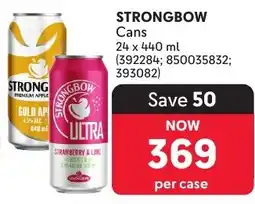 Makro STRONGBOW Cans offer