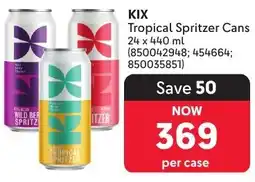 Makro KIX Tropical Spritzer Cans offer