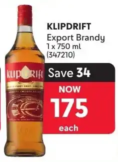 Makro KLIPDRIFT Export Brandy offer