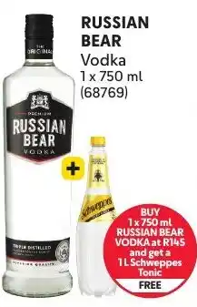 Makro RUSSIAN BEAR Vodka offer
