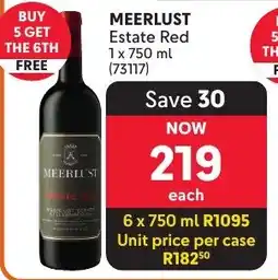 Makro Meerlust Estate Red offer
