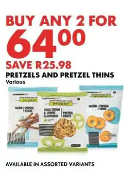 Woolworths Pretzels and Pretzel Thins offer