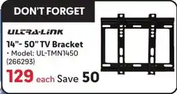 Makro Ultra-Link 14"-50" TV Bracket offer