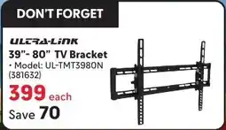 Makro Ultra-link 39"-80" TV Bracket offer