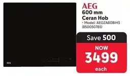 Makro AEG Ceran Hob offer