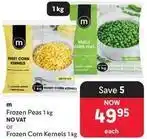 Makro Frozen - peas or corn kernels offer
