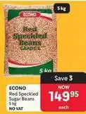 Makro Econo - red speckled beans grade 2 offer
